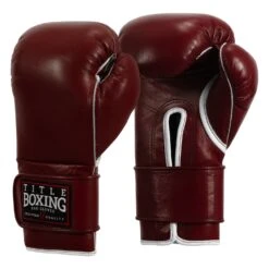 TITLE Boxing Old School Leather Bag Gloves 2.0 30 TITLE Boxing Old School Leather Bag Gloves 2.0 -Power Punch OSLBG2 MR 2