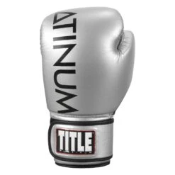 TITLE Platinum Prolific Boxing Bag Gloves -Power Punch PLBG SV BK 3