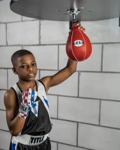 Pro Mex Professional Speed Bag V2.0 -Power Punch PMPSB2 RD 6x9 1