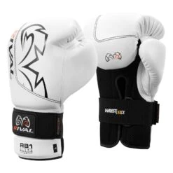 Rival Boxing Ultra Bag Gloves V2 -Power Punch RB1V2 WH 02