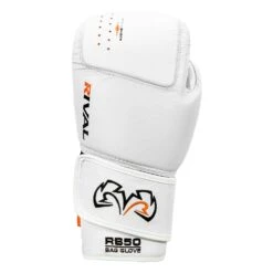 Rival Boxing Intelli-Shock Leather Bag Gloves -Power Punch RB50 WH 3