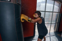 TITLE Boxing Roberto Duran Leather Training Gloves -Power Punch RDTGGD 1