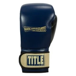 TITLE Boxing Rock Steady Leather Training Gloves 18 TITLE Boxing Rock Steady Leather Training Gloves -Power Punch RSBVLTTG BL TN 3