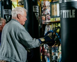 TITLE Boxing Rock Steady Leather Training Gloves 25 TITLE Boxing Rock Steady Leather Training Gloves -Power Punch RSBVLTTG 1