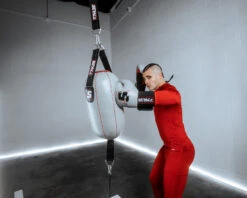 SCYntz Leather Double End Heavy Bag -Power Punch SCYDEBHBGRBK 2