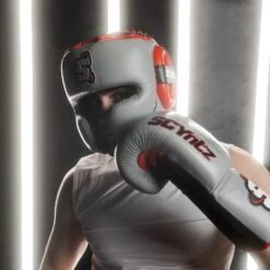 SCYntz Leather Headgear -Power Punch SCYHGGRRD 2