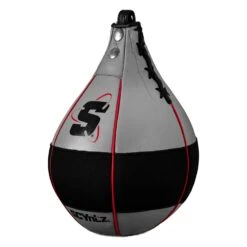 SCYntz Leather Speed Bag 13 SCYntz Leather Speed Bag -Power Punch SCYSB GR BK 2