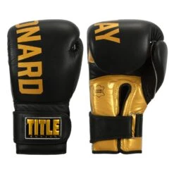 TITLE Boxing Sugar Ray Leonard Leather Bag Gloves -Power Punch SRLBG 2