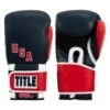TITLE Boxing Sugar Ray Leonard 1976 Montreal Special Edition Leather Training Gloves -Power Punch SRLOTG 1