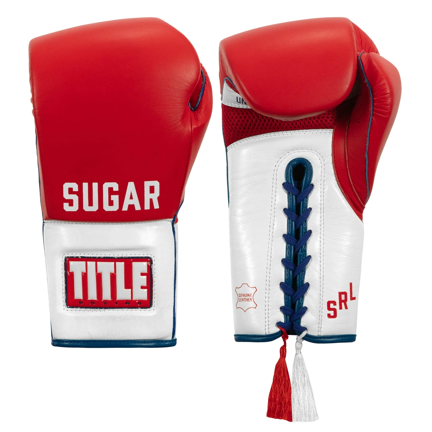 TITLE Boxing Sugar Ray Leonard Signature Leather Sparring Gloves 3 TITLE Boxing Sugar Ray Leonard Signature Leather Sparring Gloves