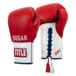 TITLE Boxing Sugar Ray Leonard Signature Leather Sparring Gloves 15 TITLE Boxing Sugar Ray Leonard Signature Leather Sparring Gloves -Power Punch SRLSLSG 2