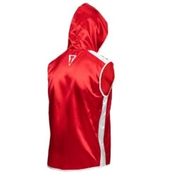 TITLE Boxing Sleeveless Ring Vest -Power Punch SSTV RD WH 2