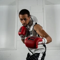 TITLE Boxing Sleeveless Ring Vest -Power Punch SSTV SV BK