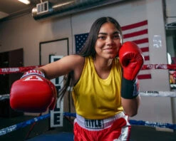 TITLE Boxing Aerovent Elite Racerback Boxing Jersey 2.0 -Power Punch TBJR2GD 1