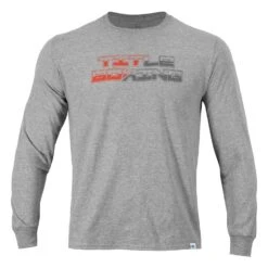 TITLE Boxing Split Label Performance Long Sleeve Tee -Power Punch TBLS9 GR 1