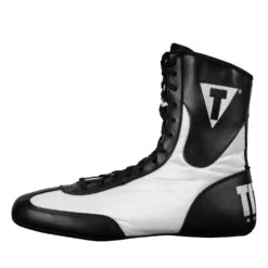 TITLE Boxing Speed-Flex Encore Mid-Top Shoes -Power Punch TBS1 BK WH 1