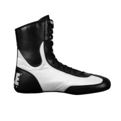 TITLE Boxing Speed-Flex Encore Mid-Top Shoes -Power Punch TBS1 BK WH 2