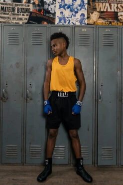 TITLE Boxing Speed-Flex Encore Mid-Top Shoes -Power Punch TBS1BK