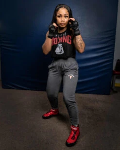 TITLE Boxing Ring Mamba Shoes -Power Punch TBS20 RD BK