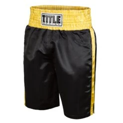 TITLE Boxing Edge Boxing Trunks 27 TITLE Boxing Edge Boxing Trunks -Power Punch TBTC BK GD 1 49072026 b1e9 439d b3f8 854f9b49a2f2