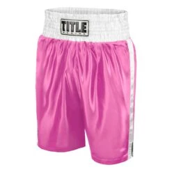 TITLE Boxing Edge Boxing Trunks 33 TITLE Boxing Edge Boxing Trunks -Power Punch TBTC PK WH 1 8857a788 ad25 42c5 891d 10857301bf97