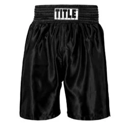 TITLE Boxing Edge Boxing Trunks 2.0 -Power Punch TBTC2 BK BK 2