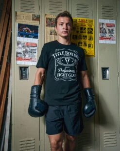 TITLE Boxing Jack Tee -Power Punch TBTS190BK 1