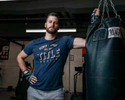 TITLE Boxing Power And Speed Tee -Power Punch TBTS211BL 1