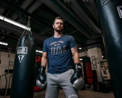 TITLE Boxing Power And Speed Tee -Power Punch TBTS211BL 2