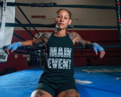 TITLE Boxing Women’s Main Event Tank -Power Punch TBWTS199BK 1