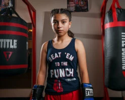TITLE Boxing Beat Em To The Punch Women's Tank -Power Punch TBWTS204NV 2