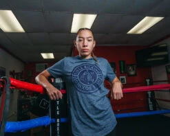 TITLE Boxing Women's Vintage Short Sleeve Hooded Tee -Power Punch TBWTS213BL 1 2277d633 7c9d 4e95 95e3 226540c26856