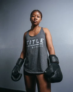 TITLE Boxing Women's Striped Wordmark Cropped Tank -Power Punch TBWTS216CH 1 9308eb9e 27dc 43fd 826b f0cd57a38bed