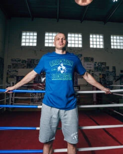 TITLE Boxing Legacy Rocky Marciano Blockbuster Tee -Power Punch TLGCY142BL 1