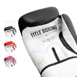 TITLE Boxing Home Workout Bundle -Power Punch TSBG2 BK WH 5