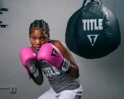 TITLE Premier Leather Super Bag Gloves 2.0 -Power Punch TSBG2PK 3