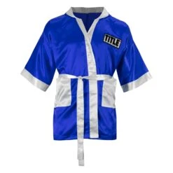 TITLE Boxing Pro Fingertip Robe 2.0 33 TITLE Boxing Pro Fingertip Robe 2.0 -Power Punch TSRF2 BL WH 1