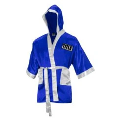 TITLE Boxing Pro Fingertip Robe 2.0 35 TITLE Boxing Pro Fingertip Robe 2.0 -Power Punch TSRF2 BL WH 2