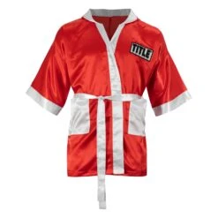 TITLE Boxing Pro Fingertip Robe 2.0 40 TITLE Boxing Pro Fingertip Robe 2.0 -Power Punch TSRF2 RD WH 1