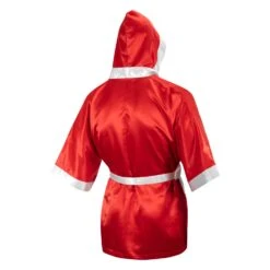 TITLE Boxing Fingertip Robe -Power Punch TSRF2 RD WH 3