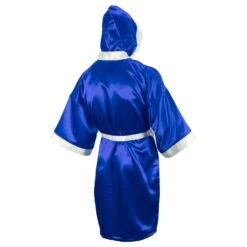 TITLE Boxing Full Length Robe -Power Punch TSRFL RY WH 3
