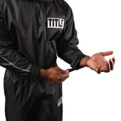 TITLE Boxing Sauna Suit With Hood 18 TITLE Boxing Sauna Suit With Hood -Power Punch TSS BK 4