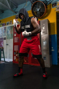 TITLE Boxing Dual Stripe Sweat Shorts -Power Punch TTSV4RDBK 11223279 dd40 4e1d 9fc8 96b28d6cd2ca