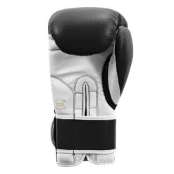 TITLE Boxing Pro Style Leather Training Gloves 3.0 -Power Punch TVVTG3 BK WH 004