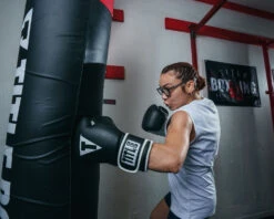 TITLE Boxing Pro Style Leather Training Gloves 3.0 -Power Punch TVVTG3BK 2