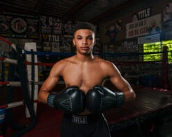 TITLE Boxing Vegan Fitness Bag Gloves -Power Punch VGFBGBK 1