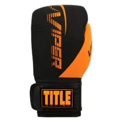 Viper By TITLE Boxing Strike Bag Gloves 2.0 -Power Punch VSBG2 BK OR 03