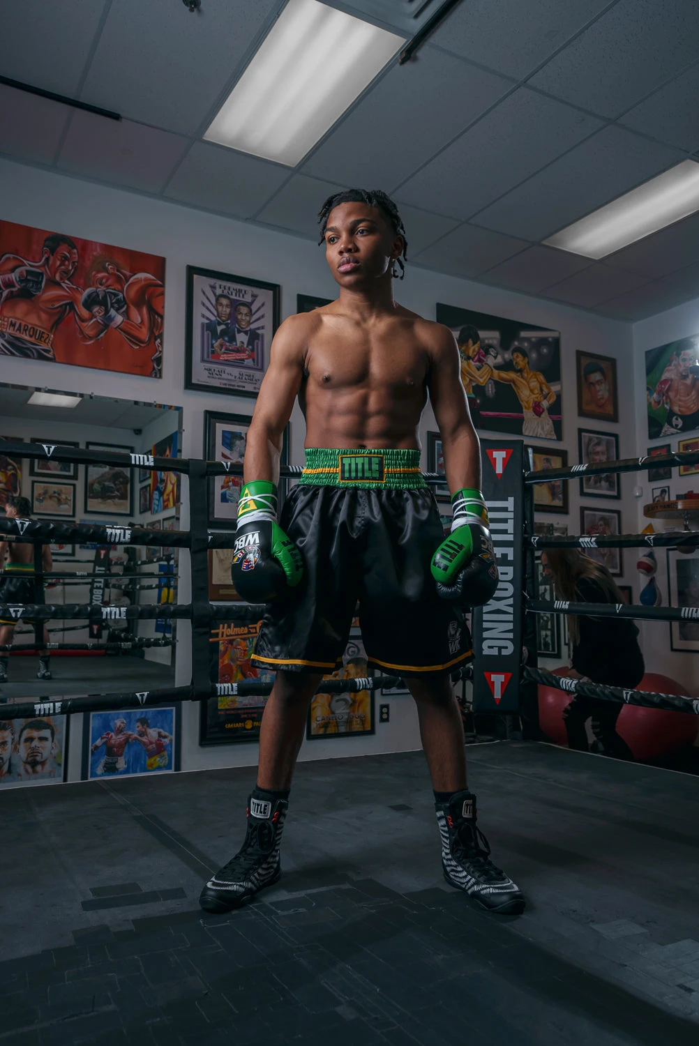 WBC By TITLE Boxing Professional Boxing Trunks 4 WBC By TITLE Boxing Professional Boxing Trunks - Image 2