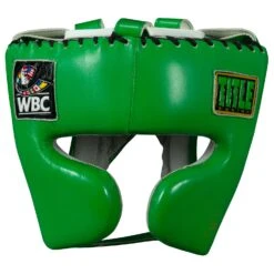 WBC By TITLE Boxing Sparring Headgear -Power Punch WBCHG GN 2