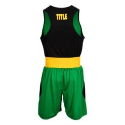 WBC By TITLE Boxing Amateur Competition Outfit 13 WBC By TITLE Boxing Amateur Competition Outfit -Power Punch WBCTABS GN BK 2